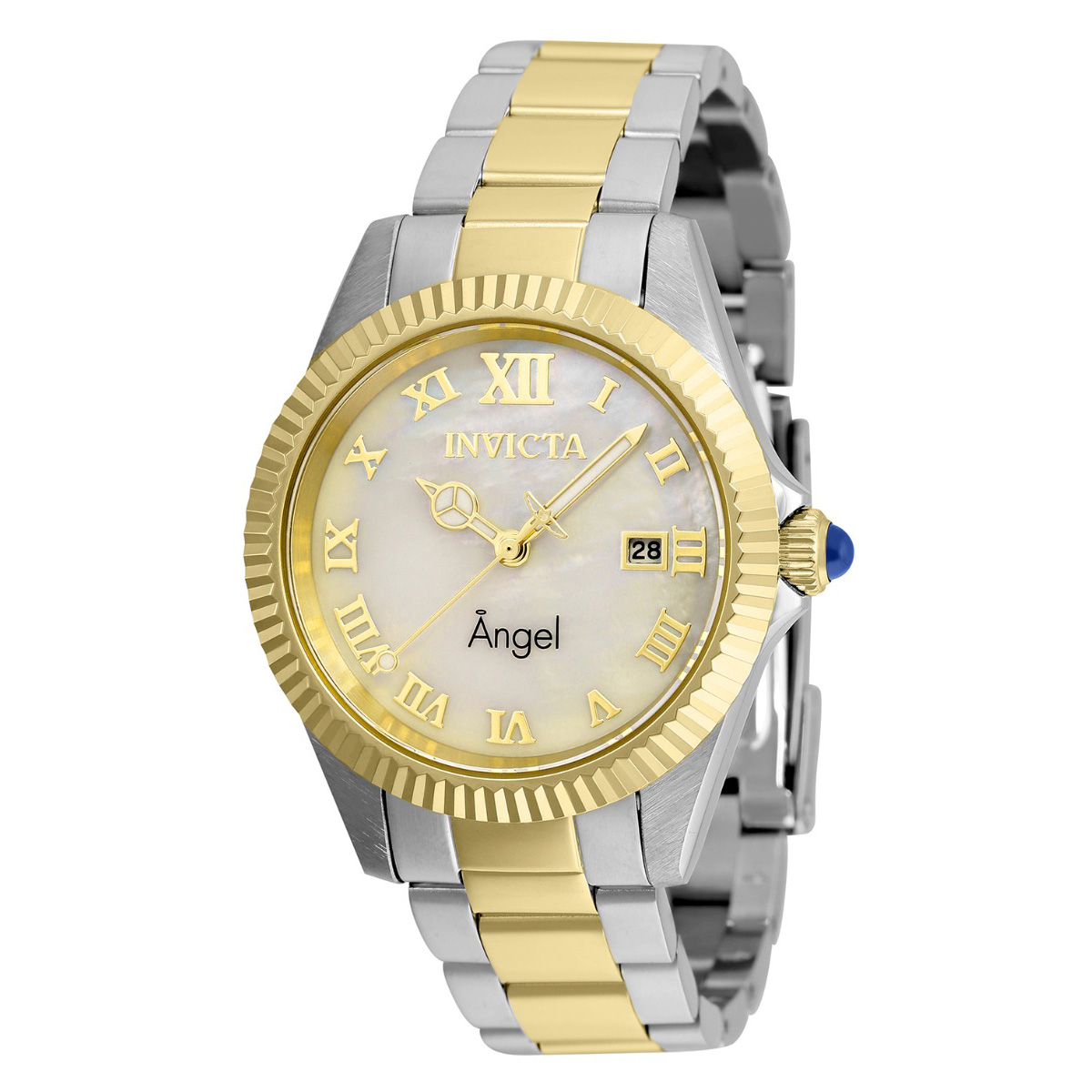 Invicta Angel Women's Watch w/ Mother of Pearl Dial 38mm, Steel, Gold (36060) Importe Já